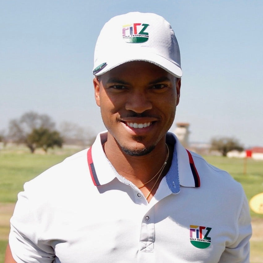 FitzOne White Sports Mesh Hat (Colored Logo)