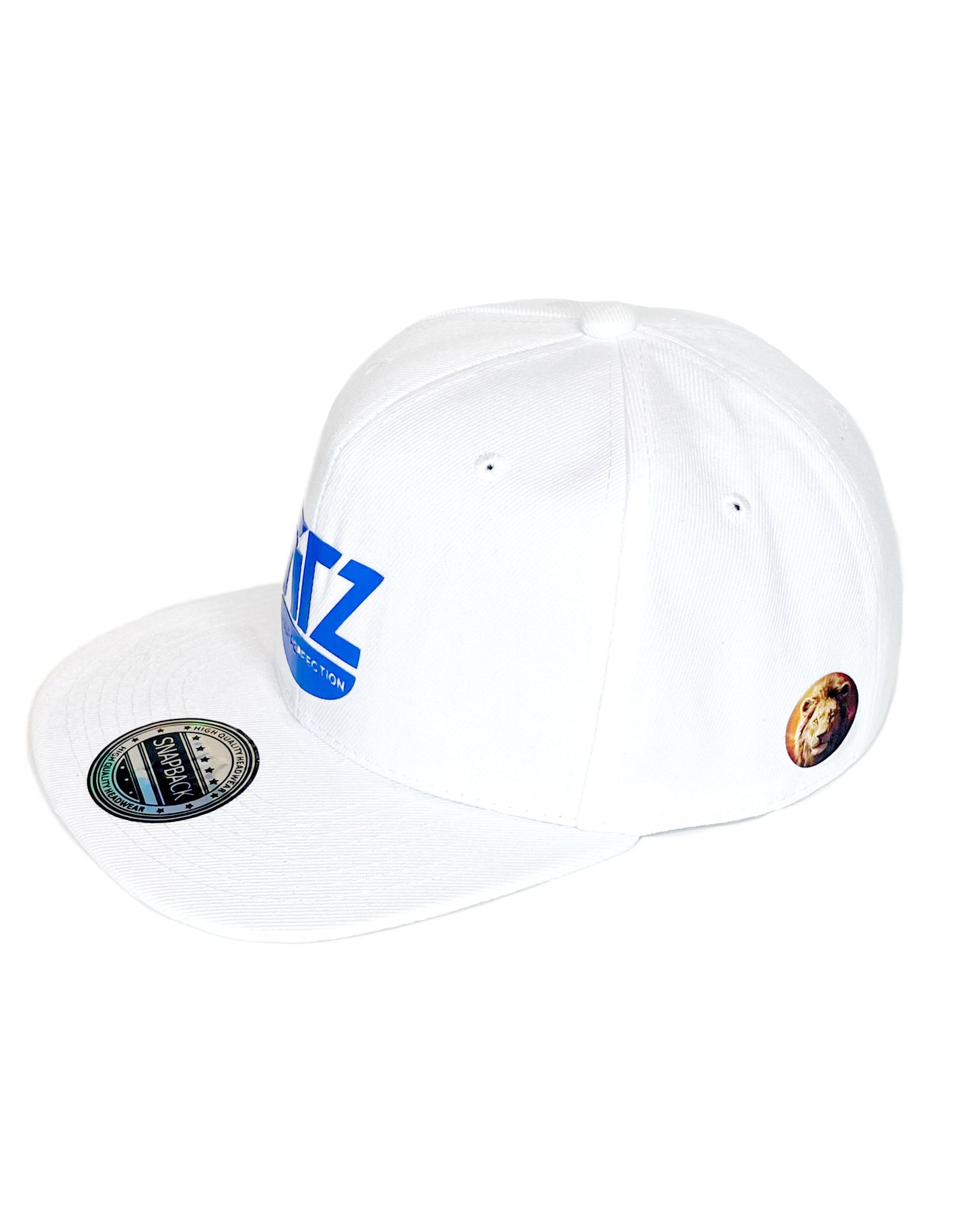 FitzOne White Snapback (Birdie Blue Logo)