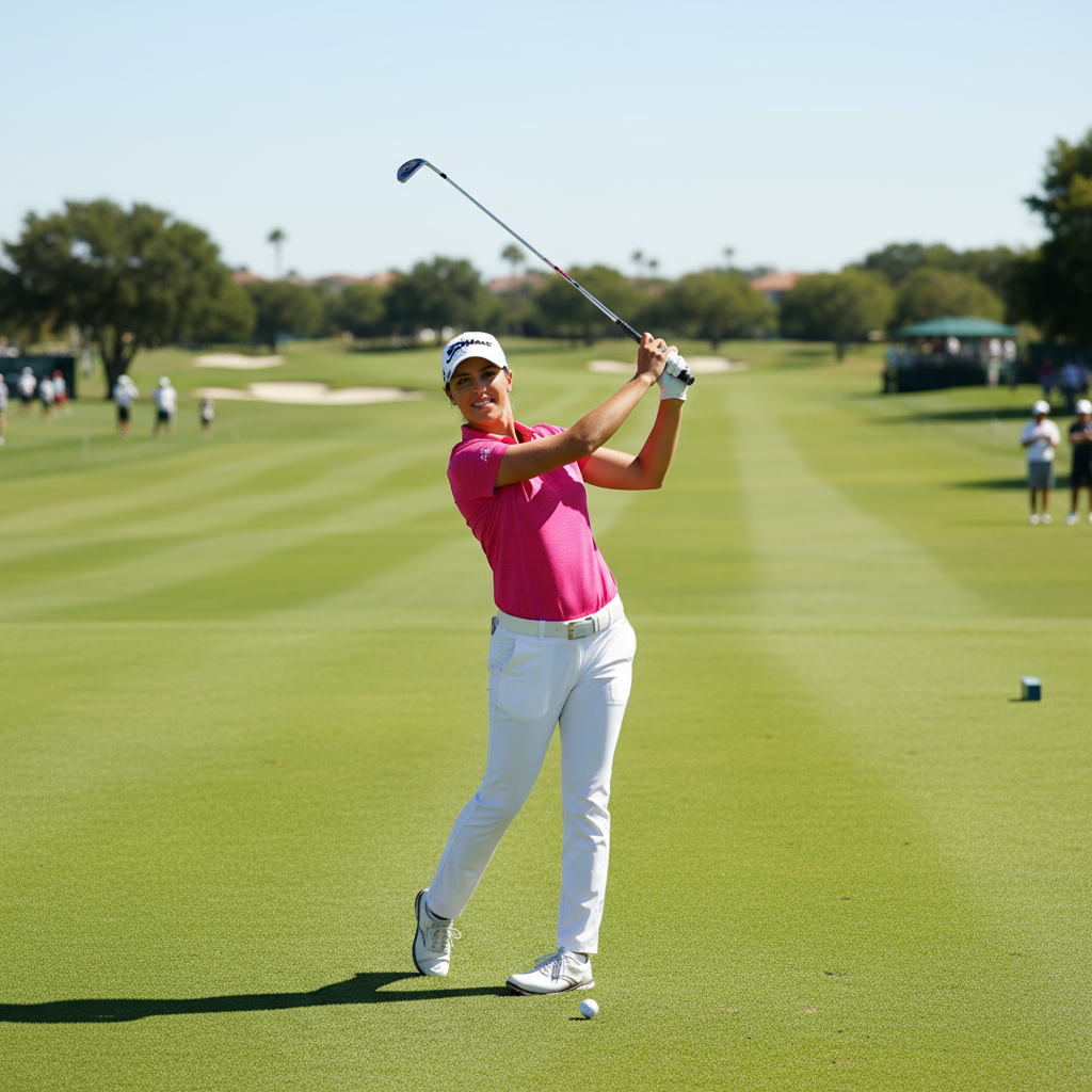 Ladies Short Sleeve Performance Tee (Fuchsia)
