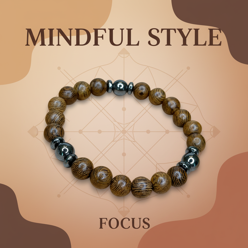 Focus and Stability Hematite Bracelet
