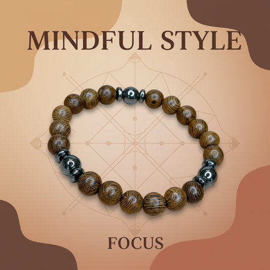 Focus and Stability Hematite Bracelet