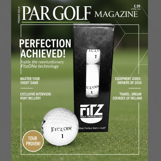FitzOne Golf Perfection | Special Launch Edition Black Ball (Single Sleeve)