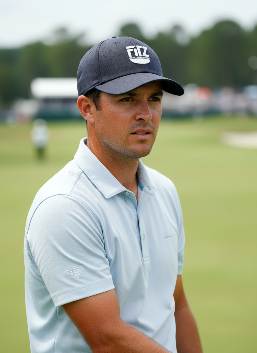 FitzOne Black Sports Mesh Hat (White Logo)