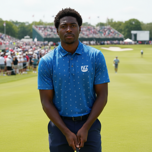 Short Sleeve Performance Polo (Birdie Blue)