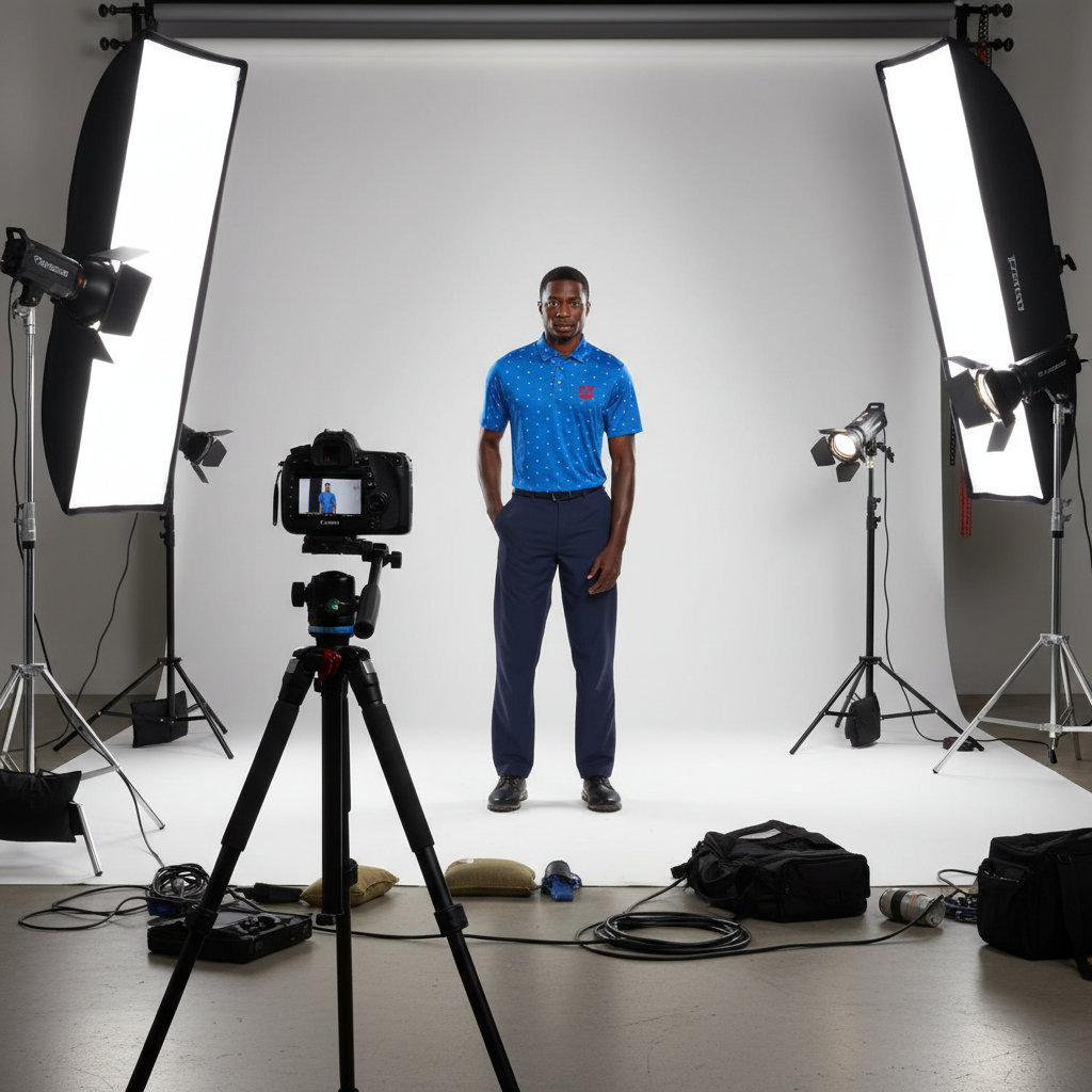 Short Sleeve Performance Polo (Birdie Blue)