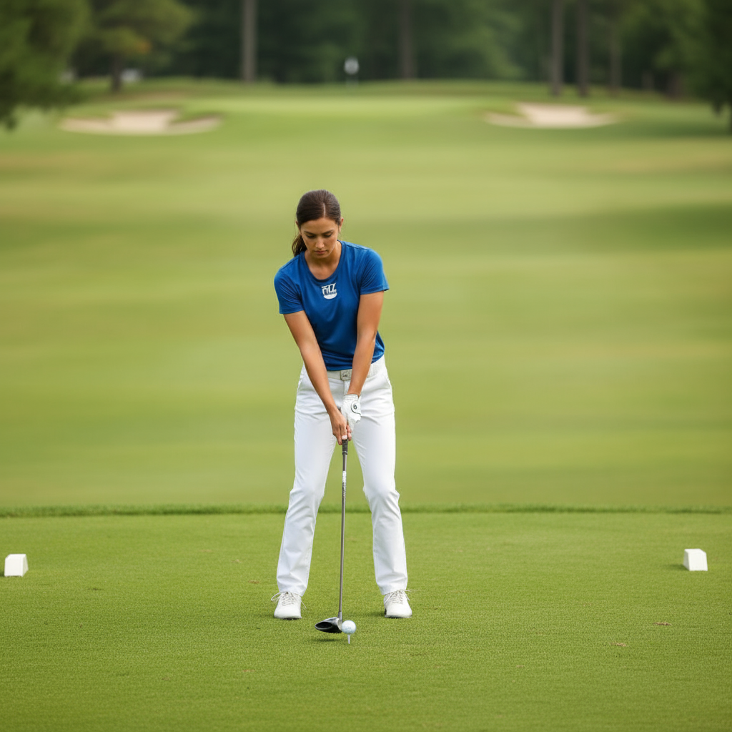 FitzOne Deep Blue Ladies Sports Tee