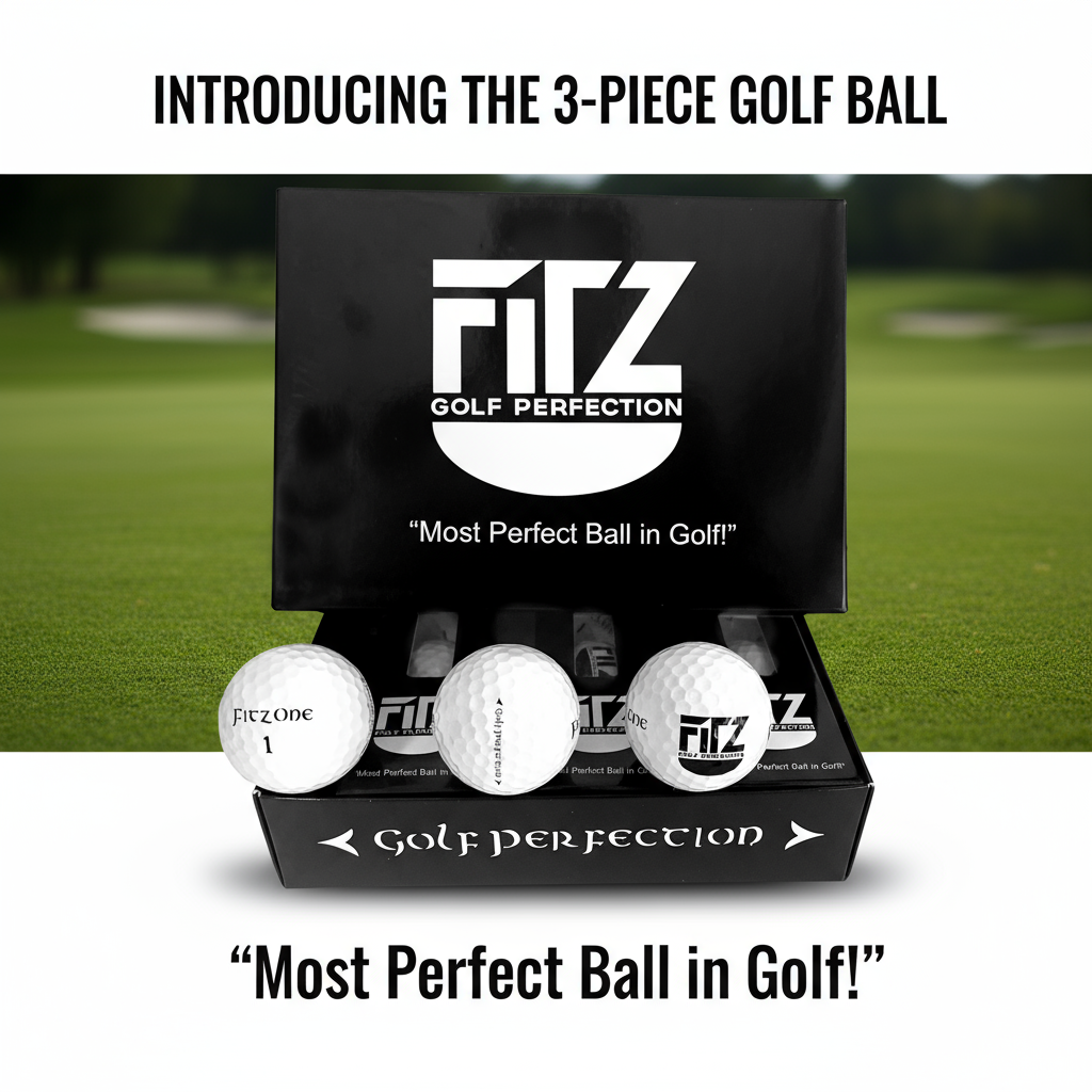 FitzOne Golf Perfection | Special Launch Edition Black Ball (Full Dozen)