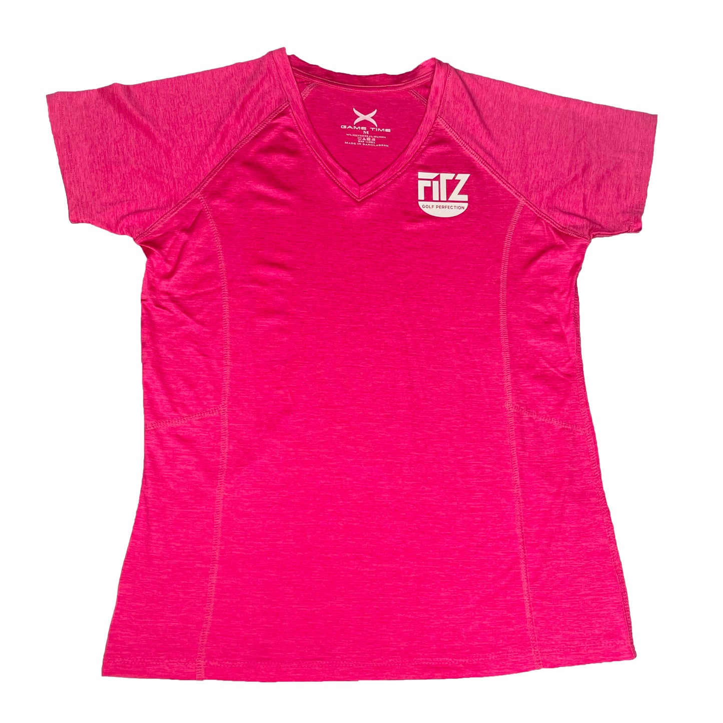 Ladies Short Sleeve Performance Tee (Fuchsia)