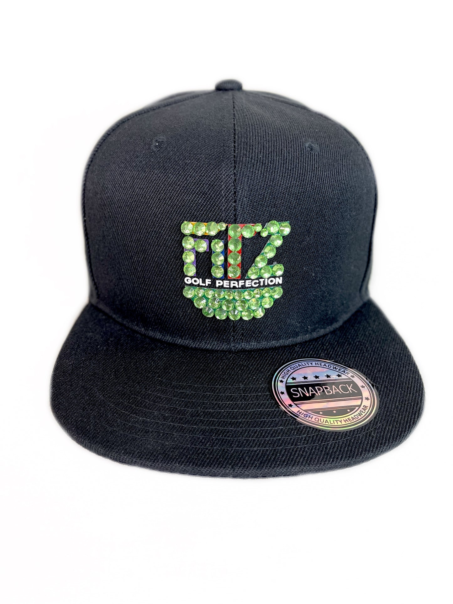 FitzOne Black Bling Snapback (Green)