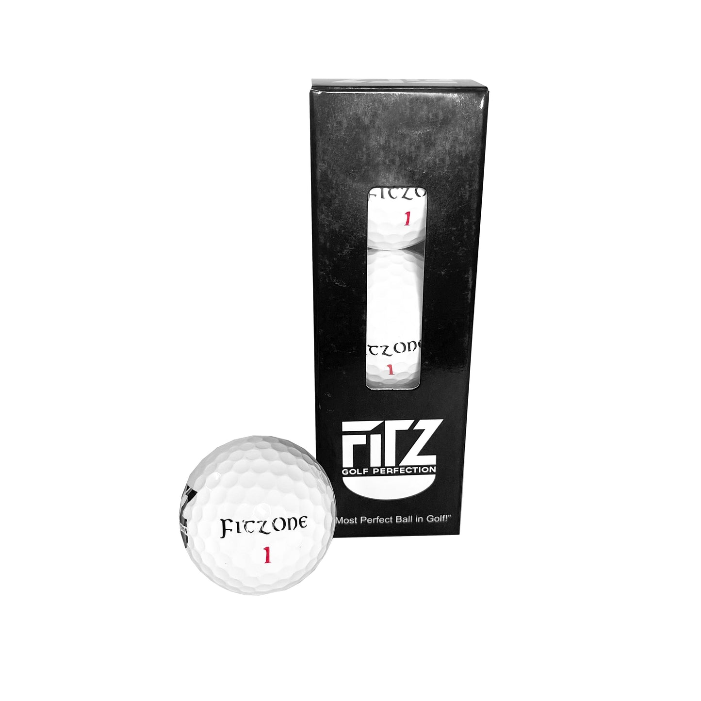 FitzOne Golf Perfection | Special Launch Edition Red Ball (Full Dozen)