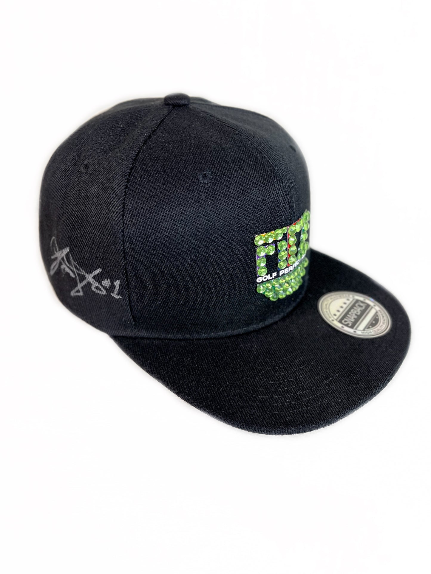 FitzOne Black Bling Snapback (Green)