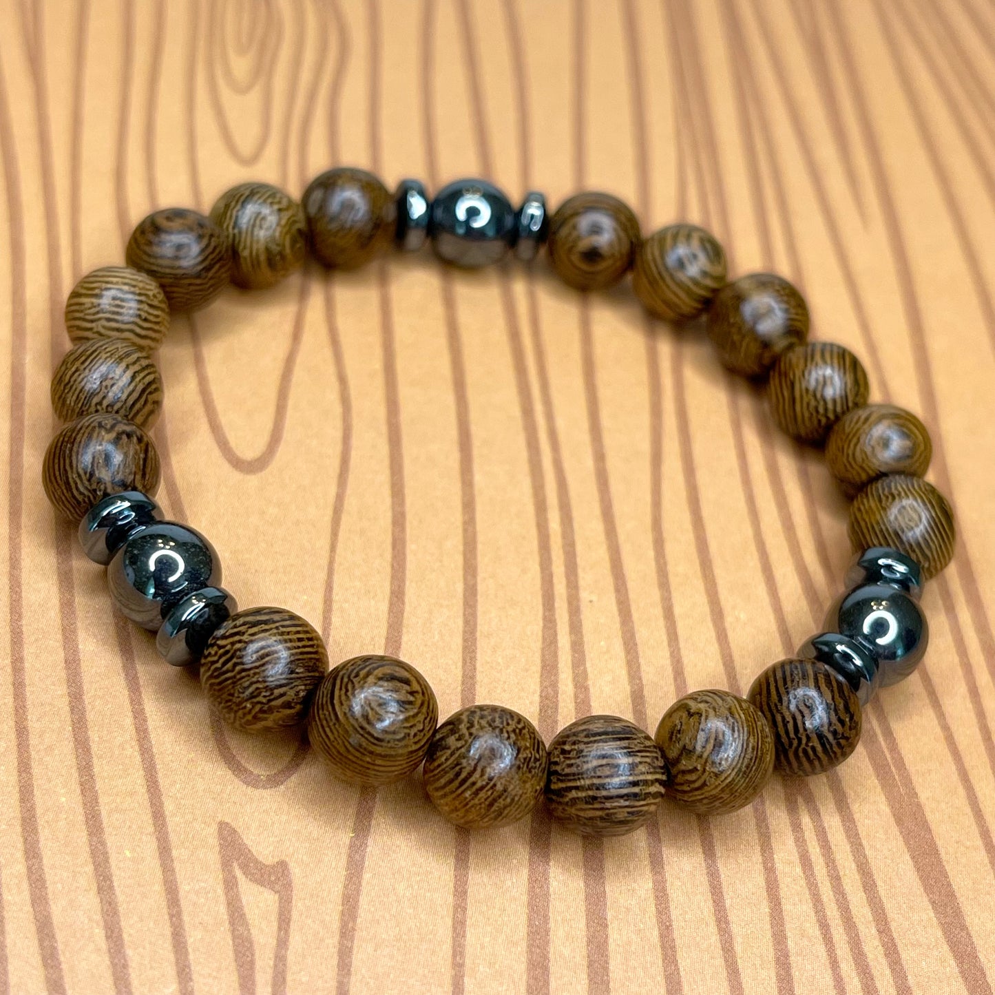 Focus and Stability Hematite Bracelet