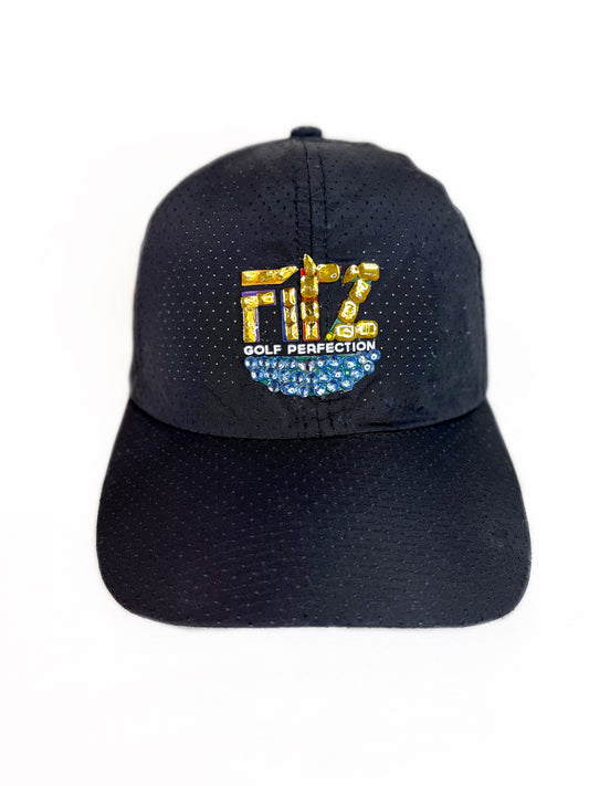 FitzOne Black Bling Mesh Hat (Support Ukraine)