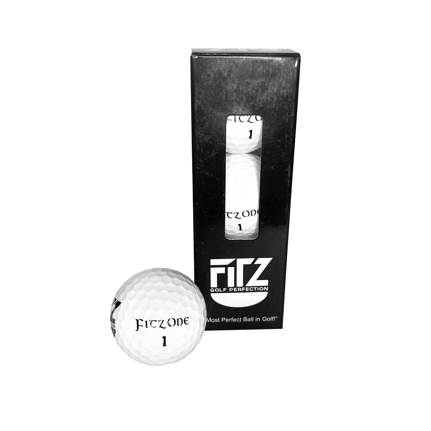 FitzOne Golf Perfection | Special Launch Edition Black Ball (Full Dozen)