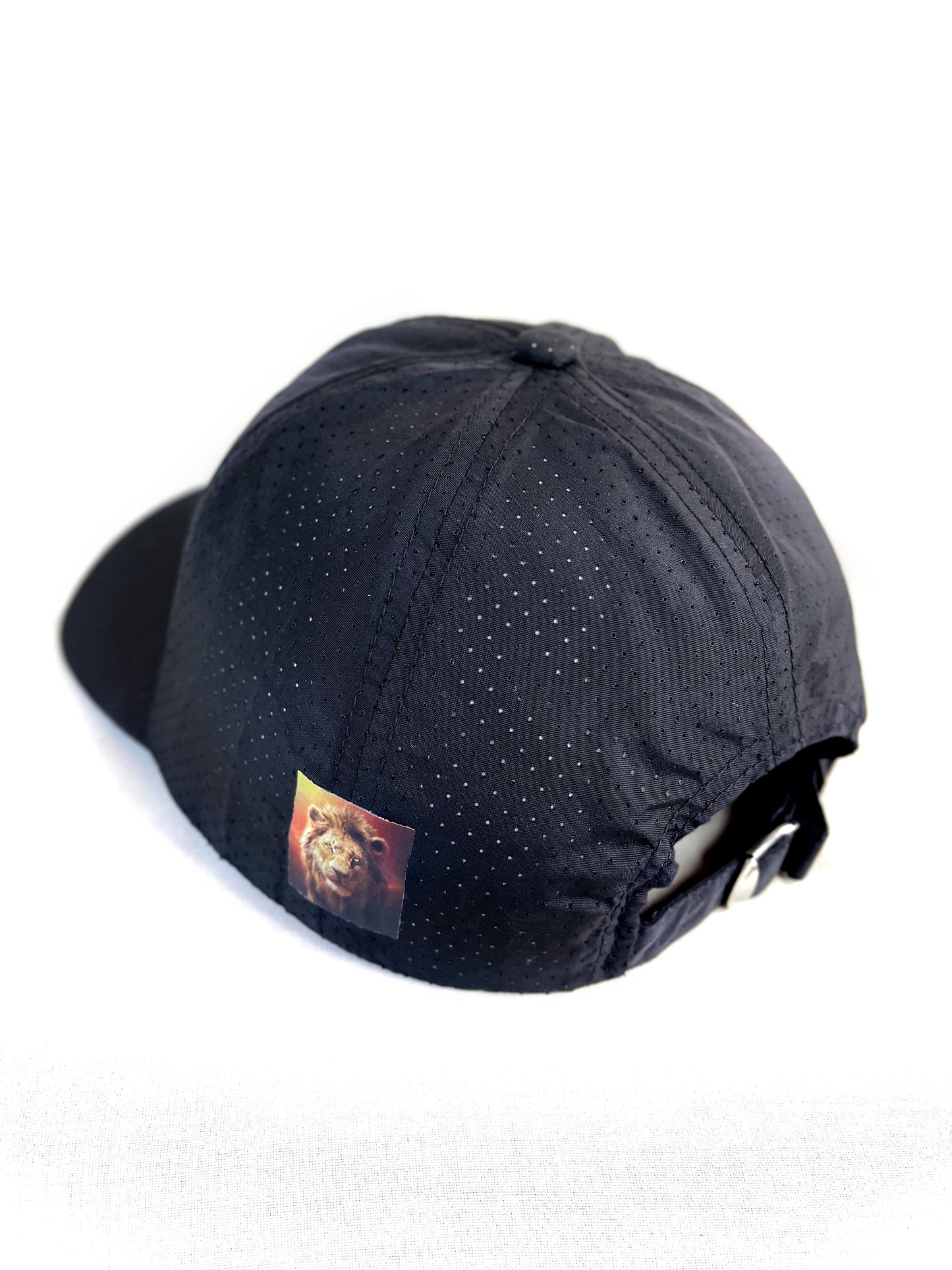 FitzOne Black Sports Mesh Hat (White Logo)