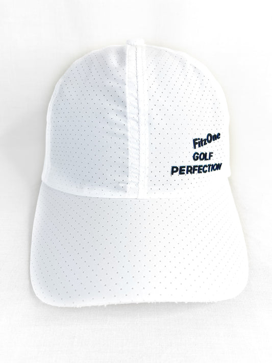 FitzOne Simple Sports Mesh Hat (White)