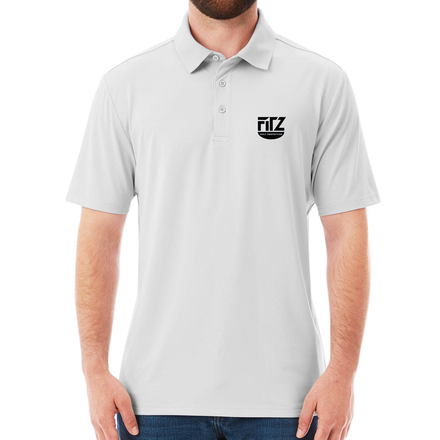 Short Sleeve Stretch Polo (Ace Grey)