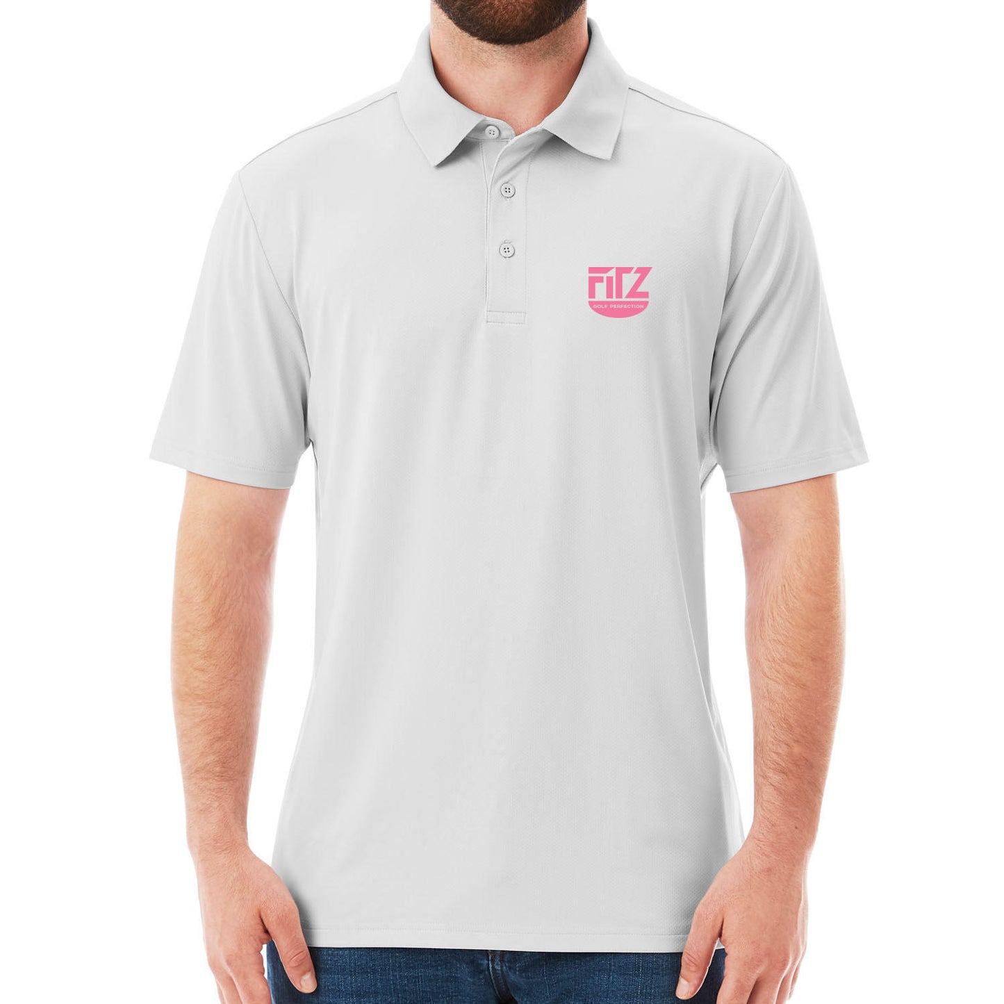 Short Sleeve Stretch Polo (Ace Grey)