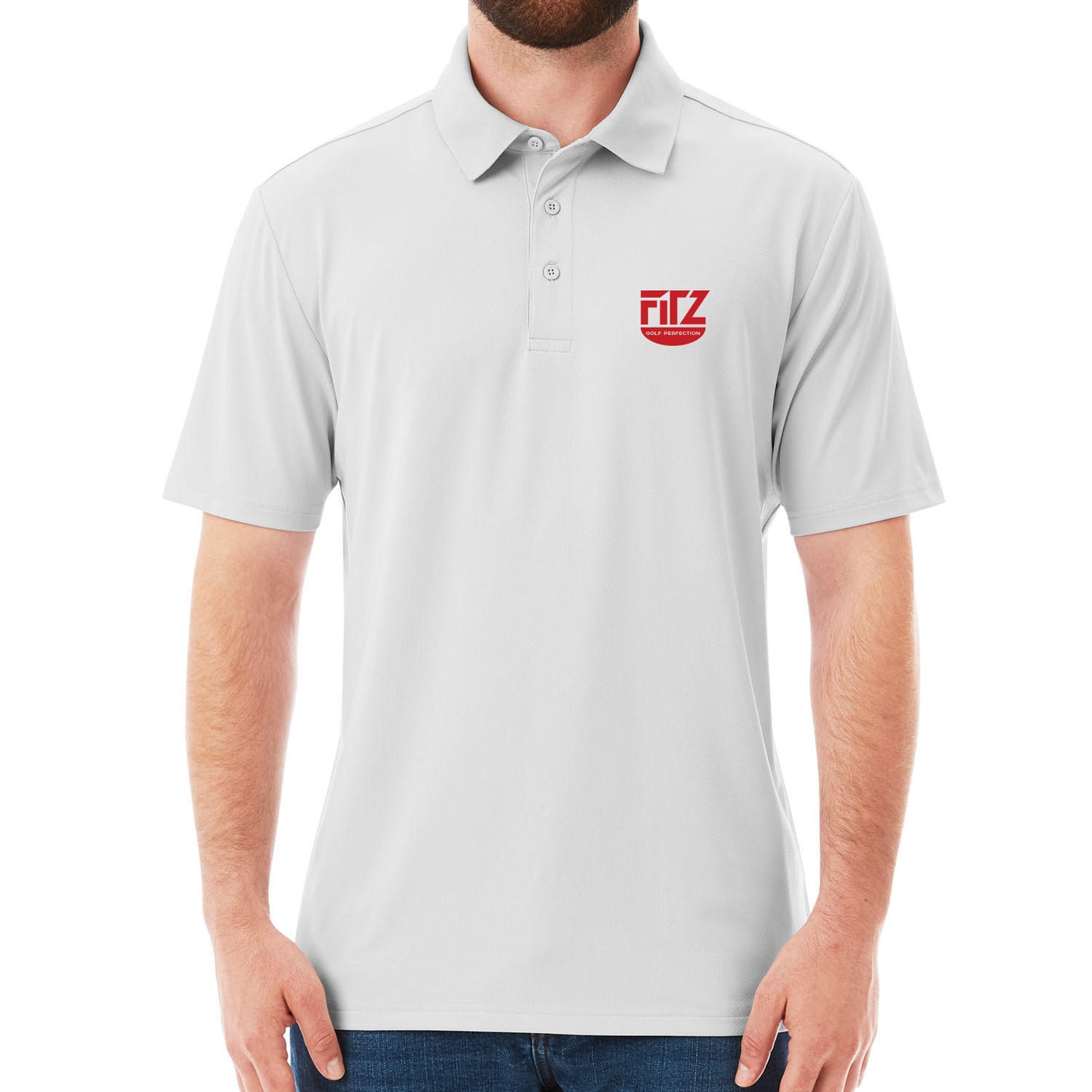 Short Sleeve Stretch Polo (Ace Grey)