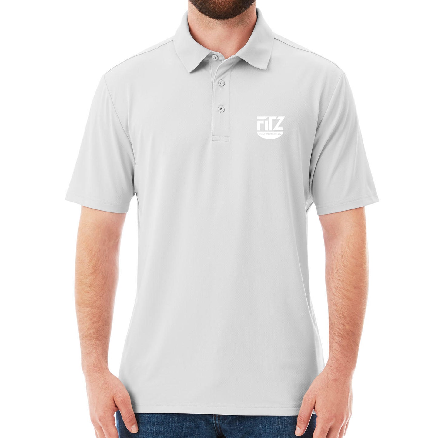 Short Sleeve Stretch Polo (Ace Grey)