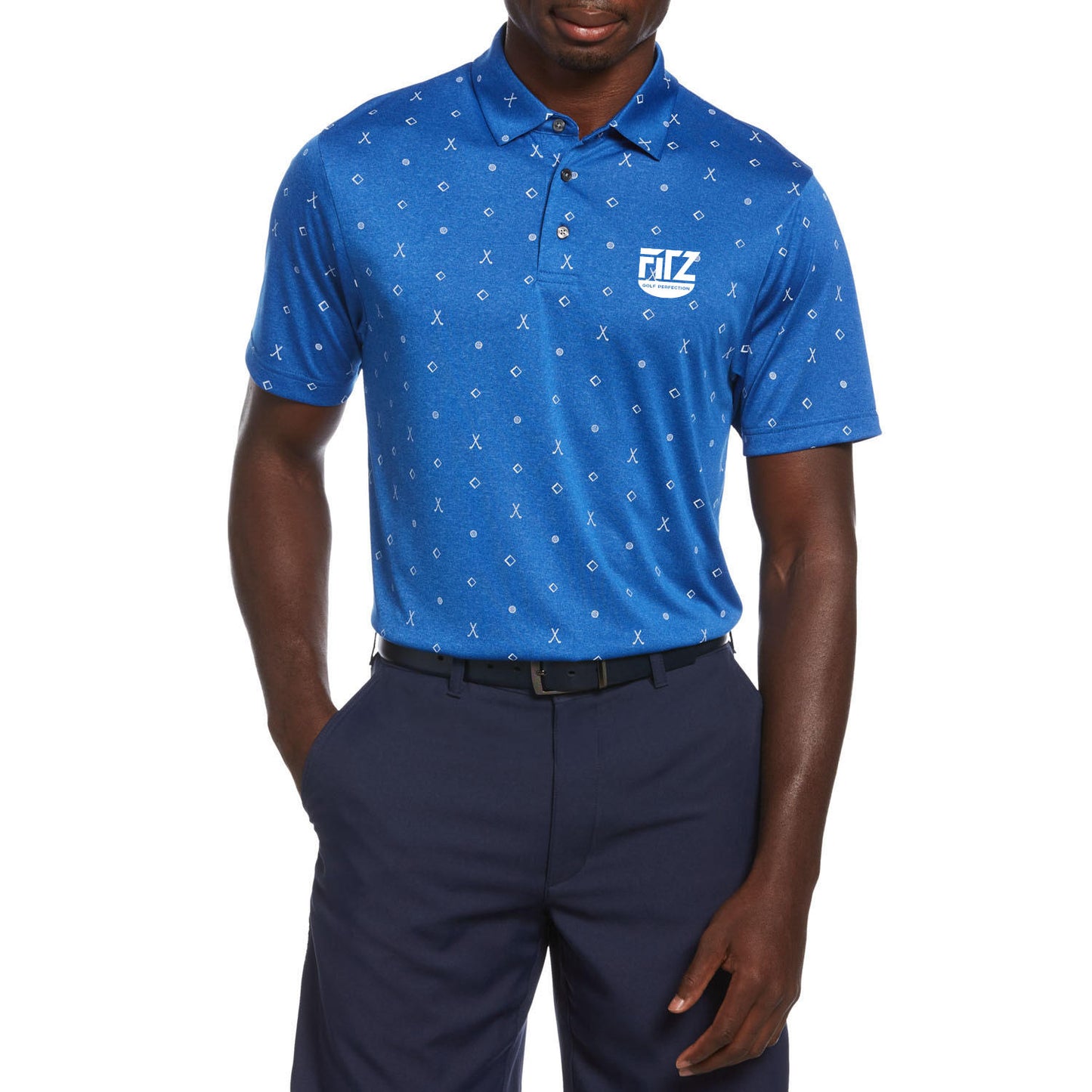 Short Sleeve Performance Polo (Birdie Blue)