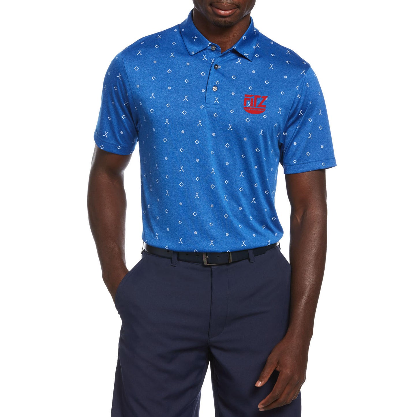 Short Sleeve Performance Polo (Birdie Blue)