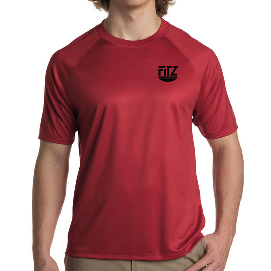 Short Sleeve Sun Protection Tee (Hot Red)